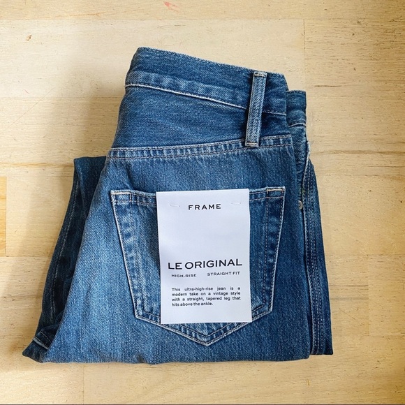Frame Le Original high-rise straight fit jeans NEW - Picture 9 of 11